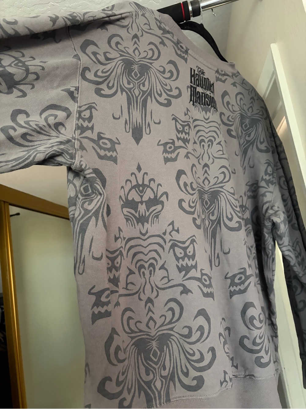 Disney Gray Haunted Mansion Graphic Sweatshirt